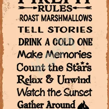 Keely Fire Pit Rules 금속 빈티지 주석 사인 벽 장식, 카페 바 레스토랑 펍, 남자 동굴 장식, 12×8 인치 Best5 Keely Fire Pit Rules 금속 빈티지 주석 사인 벽 장식, 카페 바 레스토랑 펍, 남자 동굴 장식, 12×8 인치 Best5