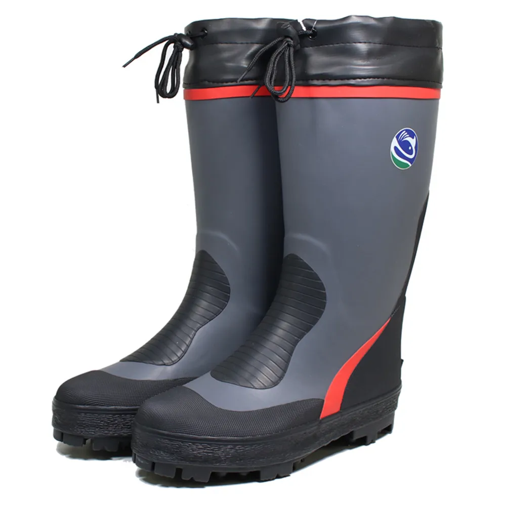 Fly Fishing Waders Upstream Shoes Rubber Sole High Ankle Anit-slip Waterproof Fish Boots Winter Warm Hiking Camping Men Women