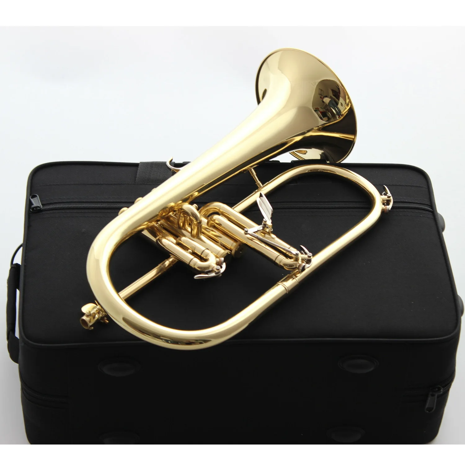 Brand New Professional Flugelhorn BH-950 Gold Lacquer With Case Profession Flugelhorns Bb Yellow Brass Bell