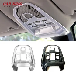 For Peugeot 3008 GT 5008 2017-2020 Accessories Car Front Reading Lampshade Panel Cover Trim ABS Matte/Carbon fibre Car Styling