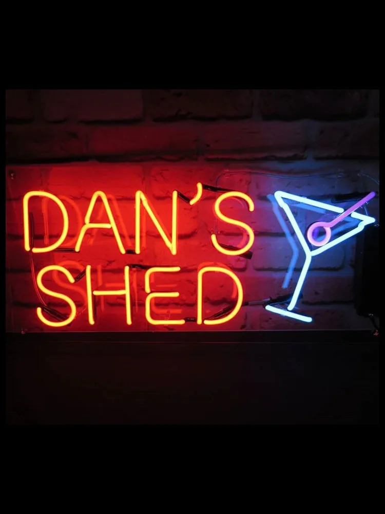 Neon Sign For shed cup real Glass Tubes Commercial Home cocktail Lamps resterant light advertise custom DESIGN Handmade light