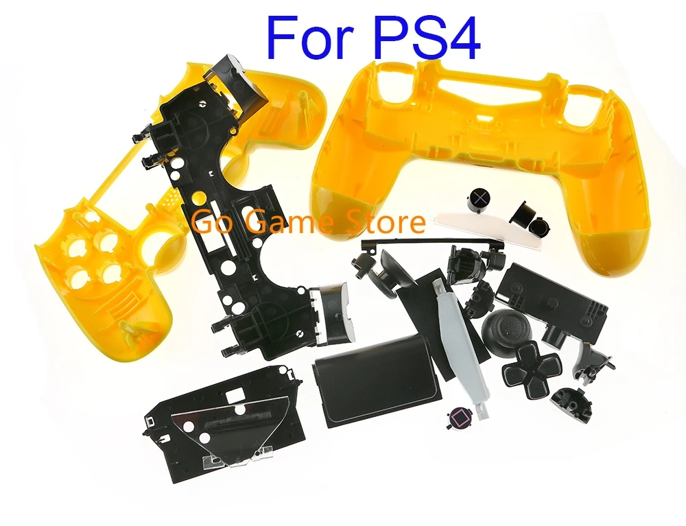 5pcs for Sony PlayStation 4 PS4  Controller colorful Handle Cover Case Plastic Housing Shell Buttons Kit