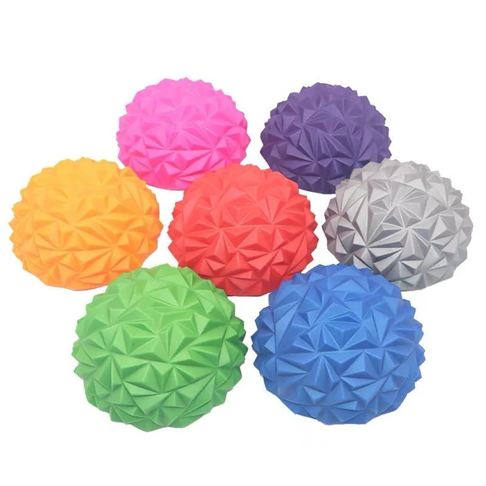 Inflatable Massage Balls PVC Half Sphere Fitball Women Children Yoga Trainer Balancing Ball Gym Health Sports Pilates Fitness