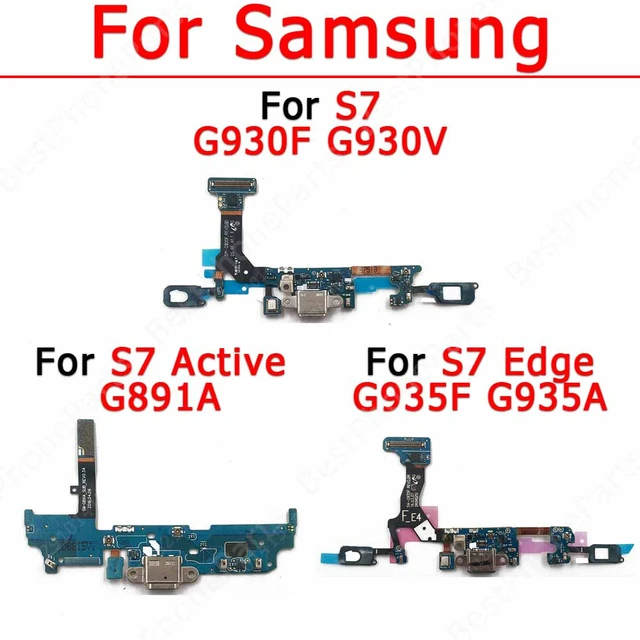 Carte de charge pour Samsung Galaxy S7 Edge active G930 G935 G89l autorisation port de charge connecteur USB ruban de prise pieces de rechange AliExpress