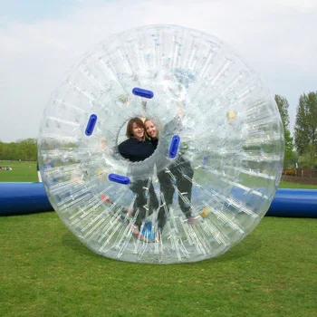 

Giant Inflatable Hamster Ball On Sale Funny Sport Body Zorb Ball Human Inside 2.5M Dia Grass Ball Zorbing Ball PVC/TPU Toy Ball