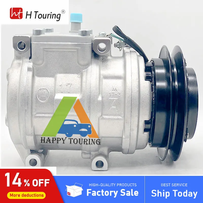 

10PA17C AC Compressor for TOYOTA LAND CRUISER 90 3.0 TD 447200-4554 147200-4081 447200-3680 447200-3681 447200-3682 447200-4550