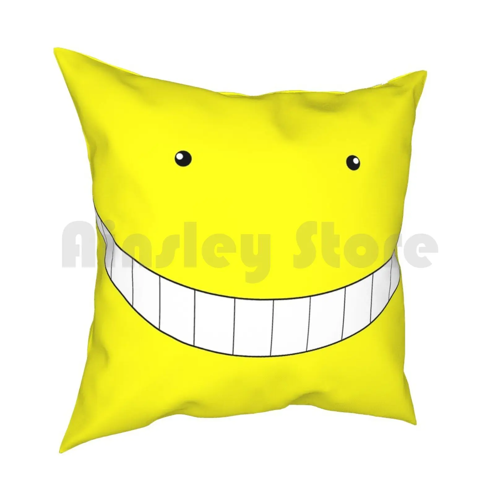 Koro Smile Pillow Case Printed Home Soft DIY Pillow cover Assasination Classroom Assasination Classroom Koro Sensei