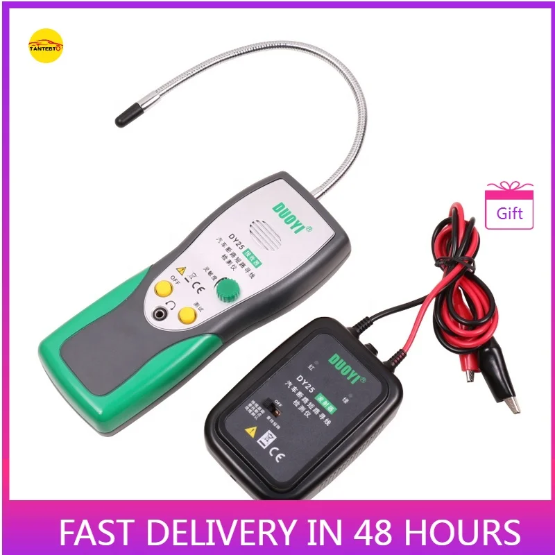 Auto Line Detector Finder Multi-função Curto Circuito Break Point Test Lamp Dy25