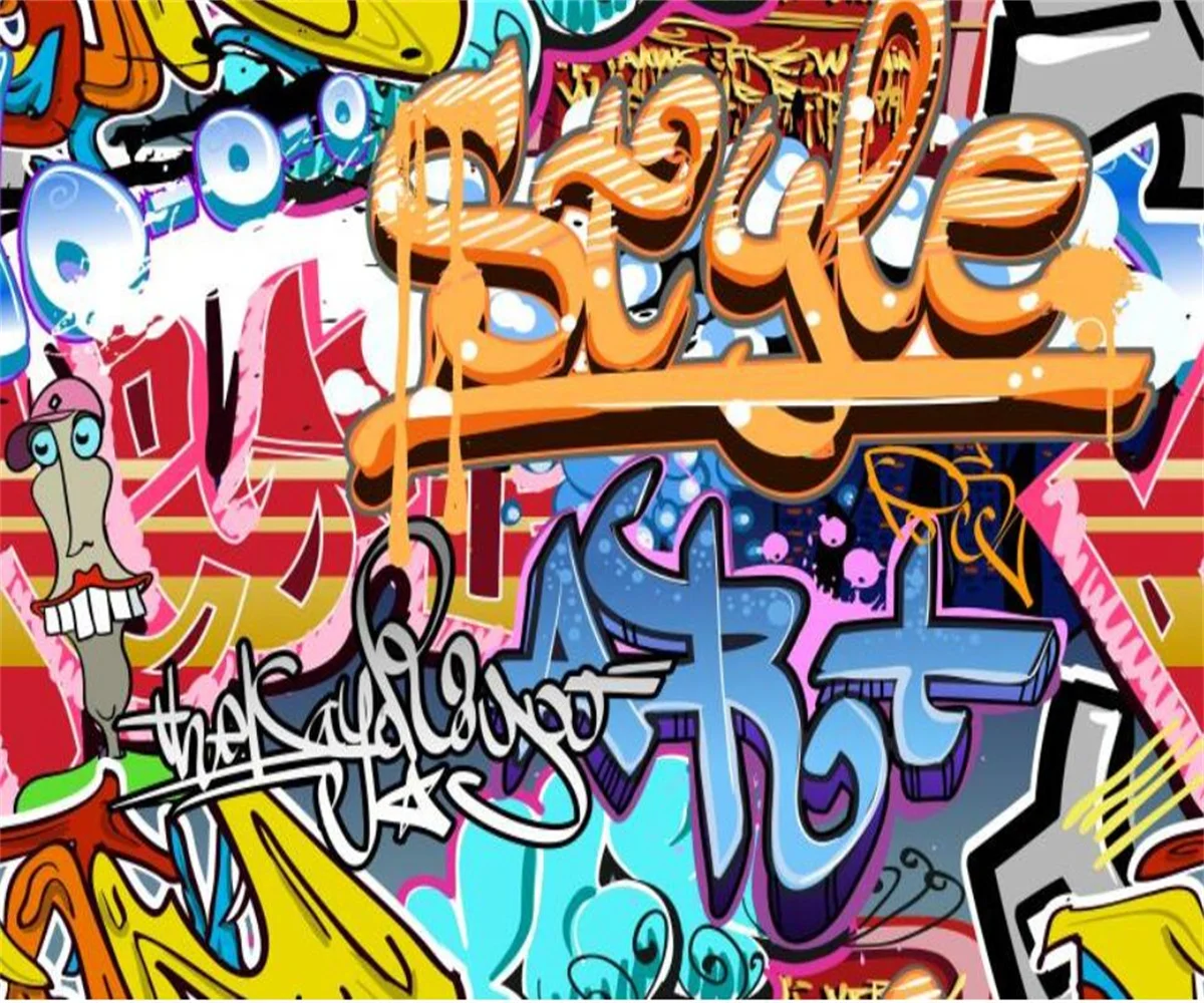 تخصيص شخصية 3D خلفيات اللون الكتابة على الجدران فندق مطعم غرفة نوم خلفية خلفية الديكور اللوحة