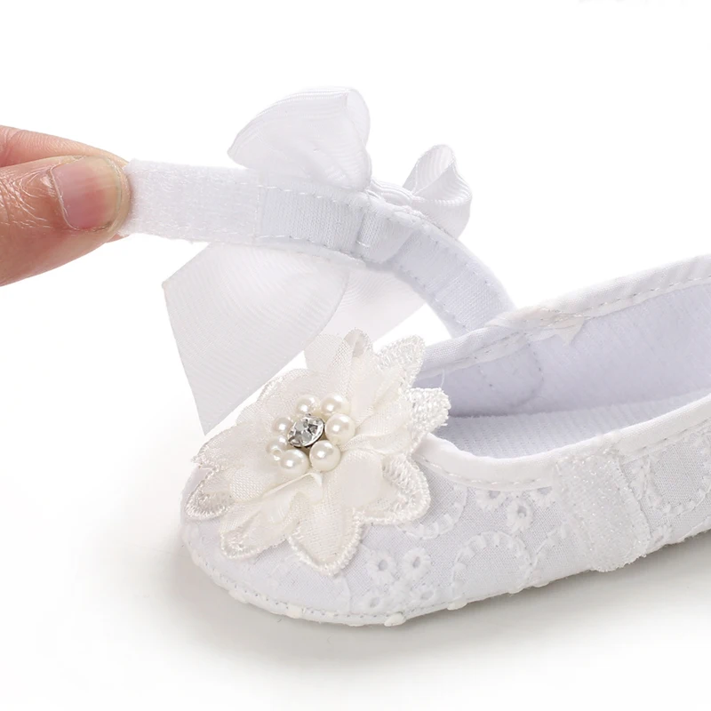 Newborn Baby Shoes Girl Spring and Autumn Fashion Princess Shoes Soft Sole Anti slip First Walker Walking Shoes