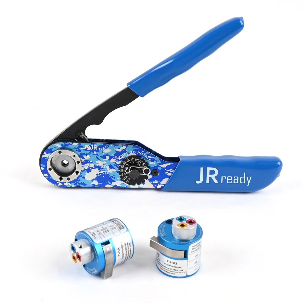 JRready ST1023-ASF1 Kit NEW-ASF1 M22520/1-01 Crimp Tool  M22520/1-04 M22520/1-02 Positioner For 12-26AWG Wire