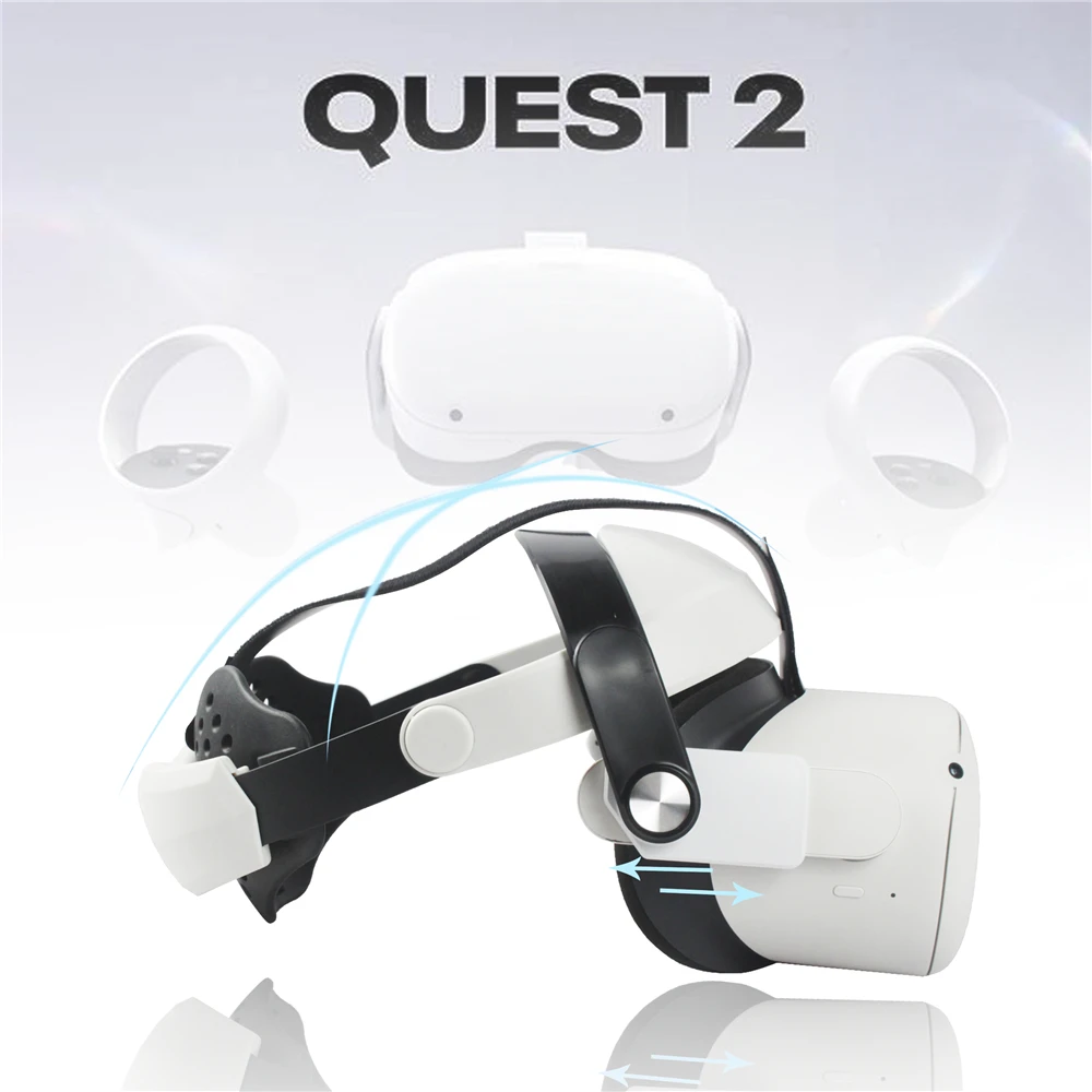 

Adjustable Head Strap for Oculus Quest 2 VR Glasses Comfortable Virtual Reality Glasses Headband Quest2 Accessories