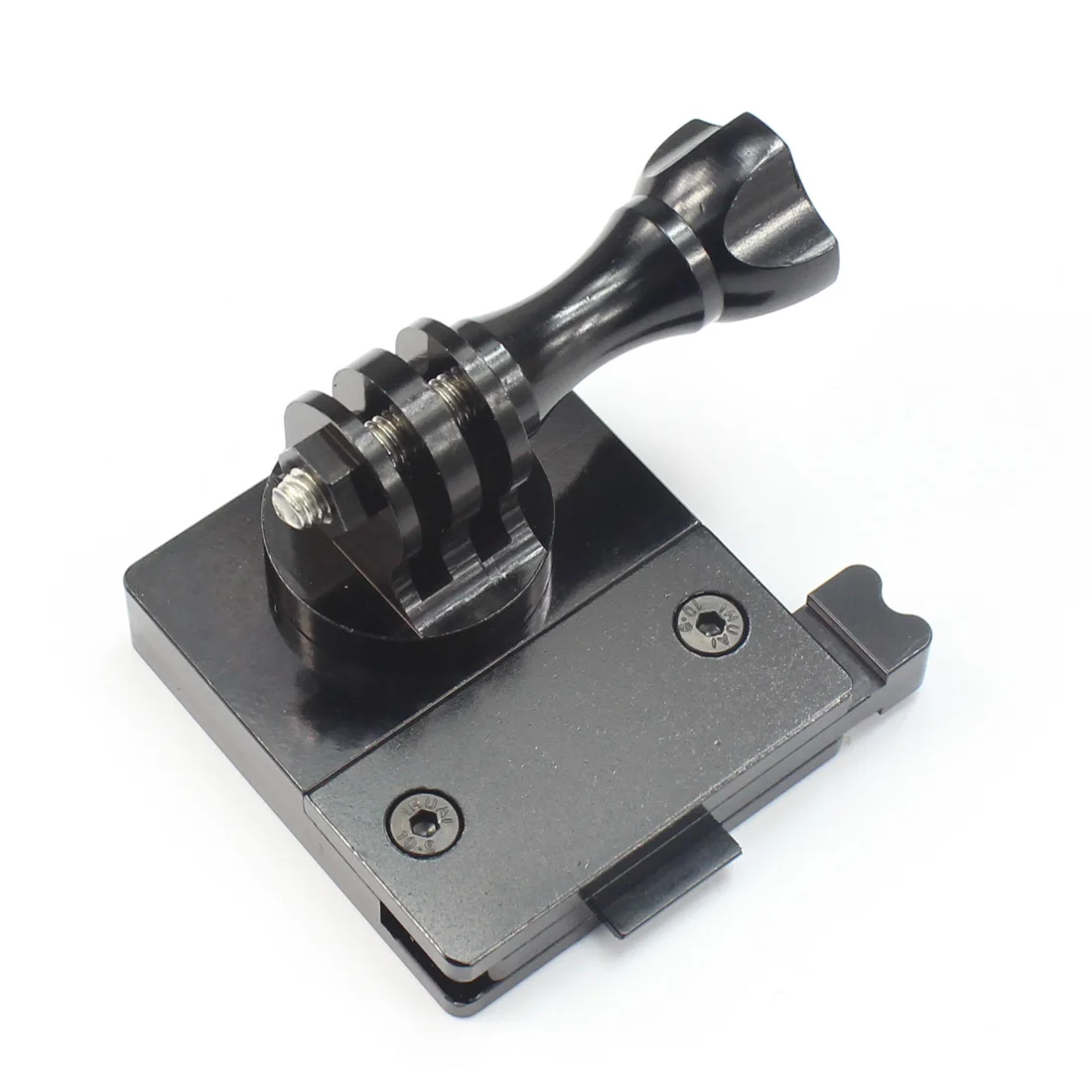 Liga de alumínio capacete fixo montagem fivela adaptador, suporte para GoPro 13, 12, câmera Xiaoyi Ação, CS NVG Base, Foto Vídeo Acessório