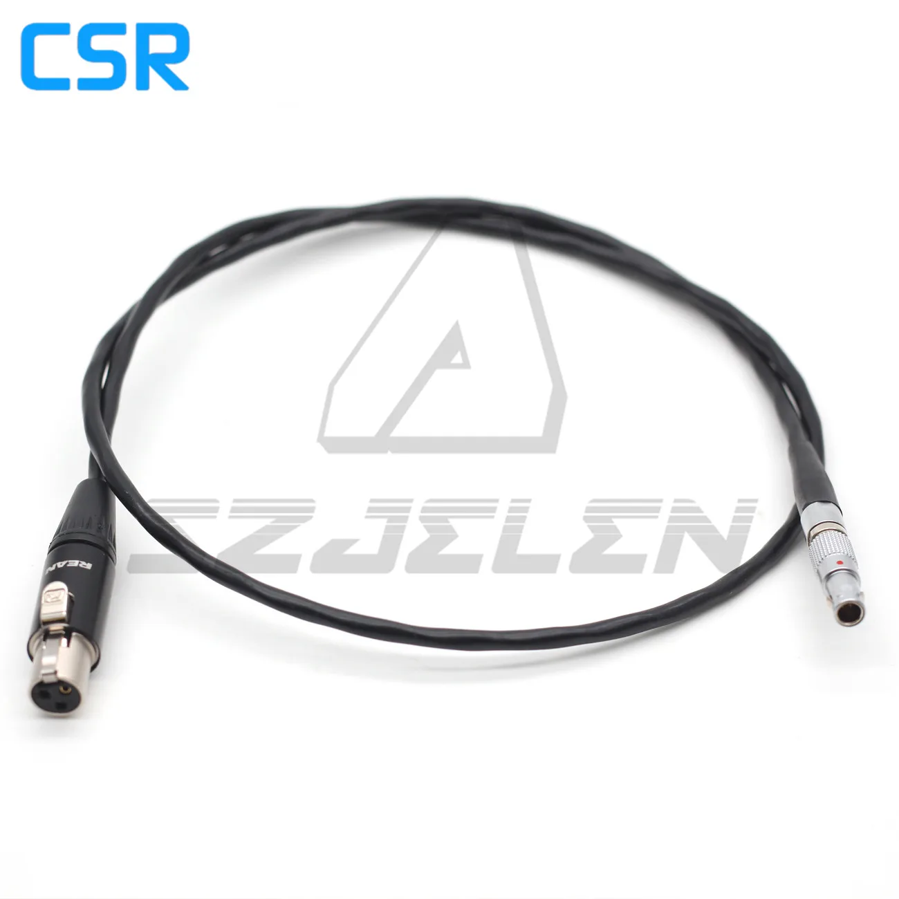 Zaxcom TRX900 FGB 3-pin audio output cable to TA3F