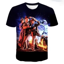 2021 New Movie Back To The Future T-Shirt Men Women Children Fashion Harajuku Cool Tops Trendy Streetwear Tee Clothes