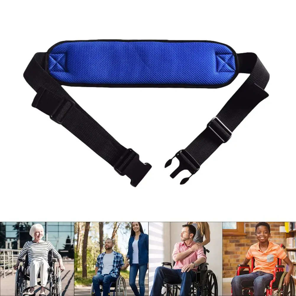 Wheelchair Seat Belt Adjustable Medical Wheelchair Safety Sturdy Harness Straps With Easy Release Buckle For Patient Old People