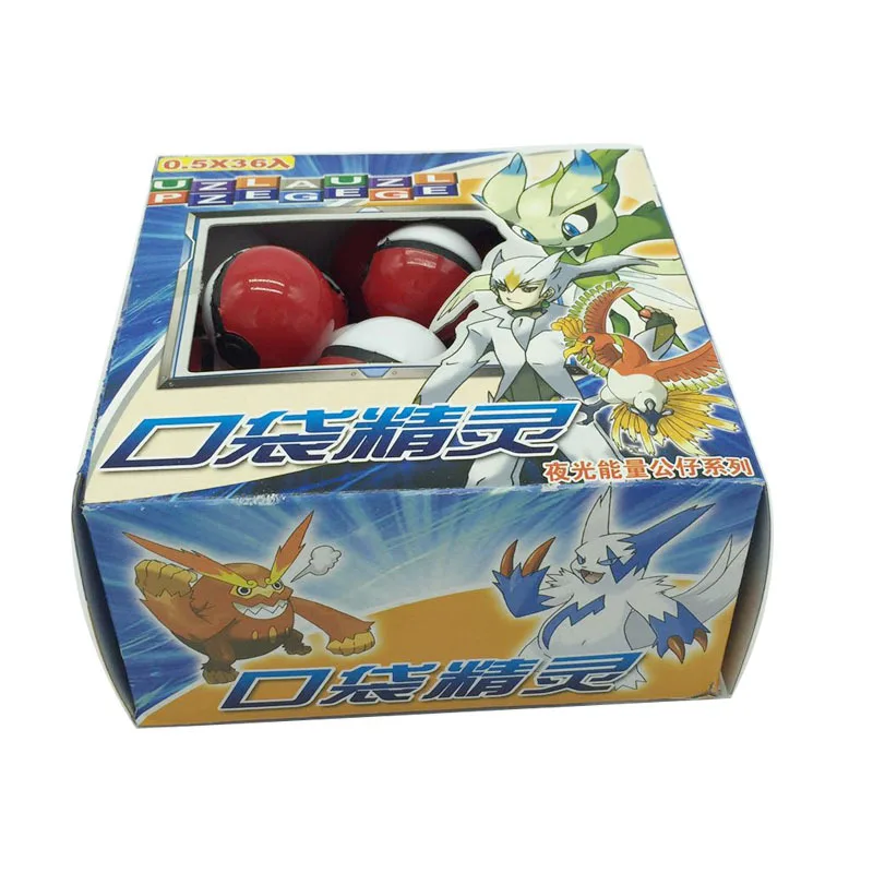 36 Pcs Pokeball+36 Pcs Figures Original Pokemon Toys Ball With Figure collection Model dolls Toys For Children birthday gifts