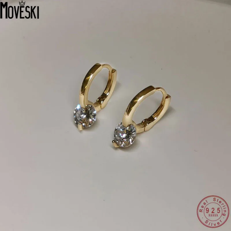 

Женские серьги из серебра 925 пробы с фианитами