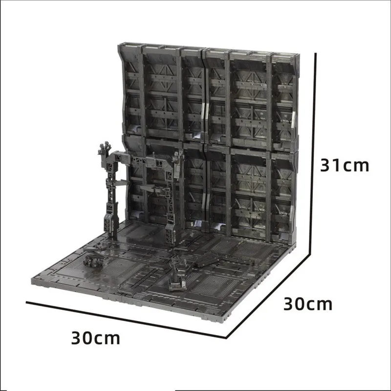 30 x 30 x 33cm Soldier Hand-made Base Special Forces Background Board for Mecha Model - Type J Figure Background