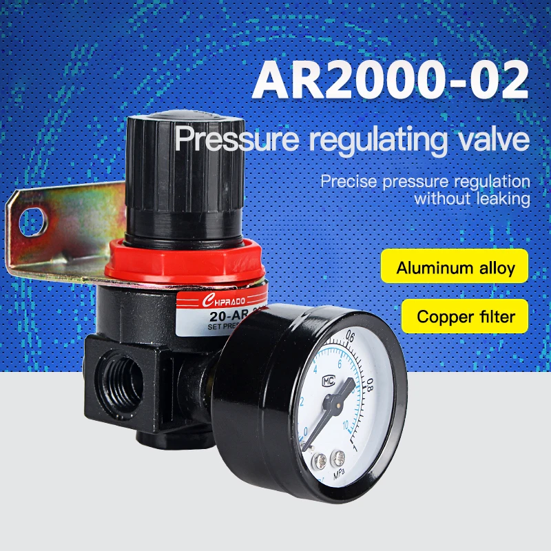 Air pressure regulating valve air pressure reducing valve AR2000 BR2000 BR3000 BR 4000 air compressor pressure regulating valve