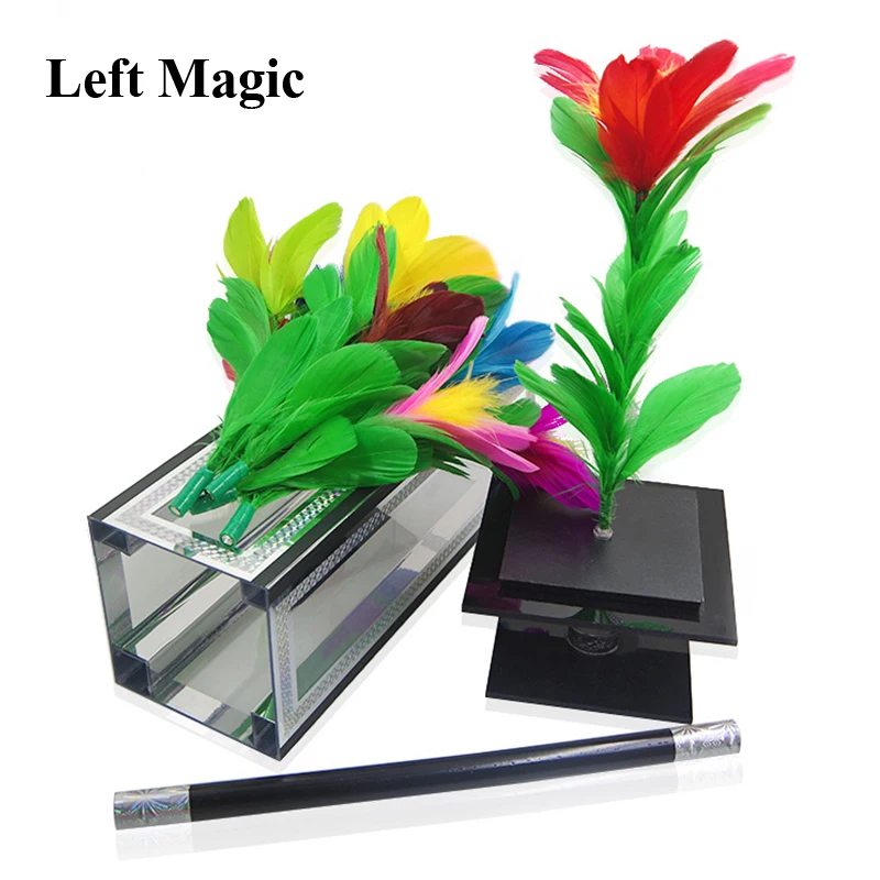 Flower Maker Tube Magic Tricks One Flower To Five For Crystal Tube  Clear Magic Appearing Clarity  Illusion Mentalism Funny