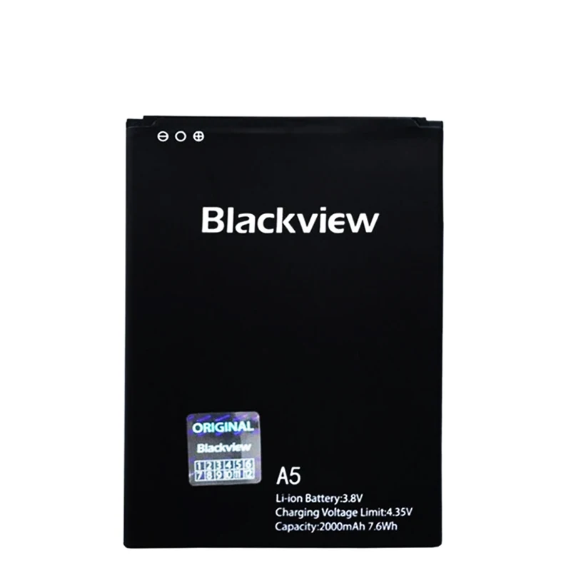 New 2000mAh Blackview A5 Replacement Mobile Phone Battery