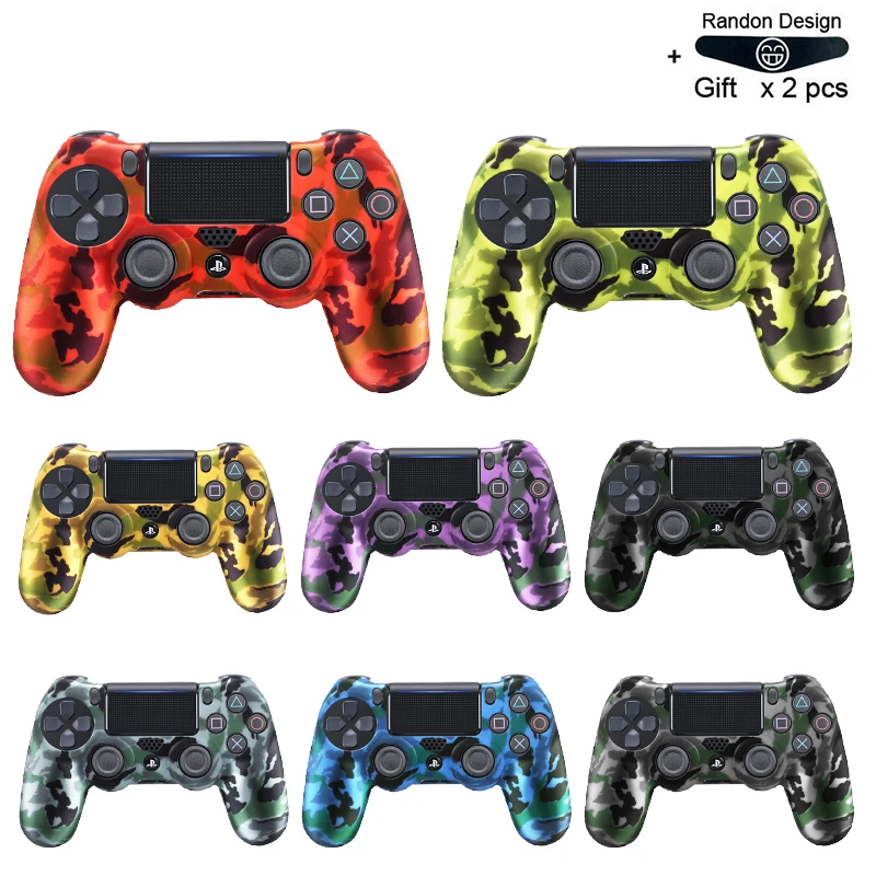 Data Frog Soft Cover For Playstation 4 PS4 Pro Slim Silicone Case Protection Skin For Ps4 Accessories