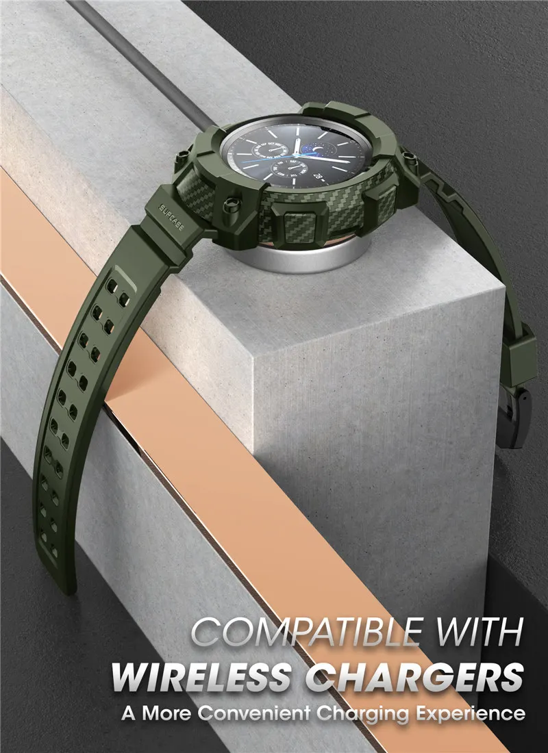 For Samsung Galaxy Watch 3 Case 45mm (2020) SUPCASE UB Pro Rugged Protective Cover with Strap Bands For Samsung Galaxy Watch 3