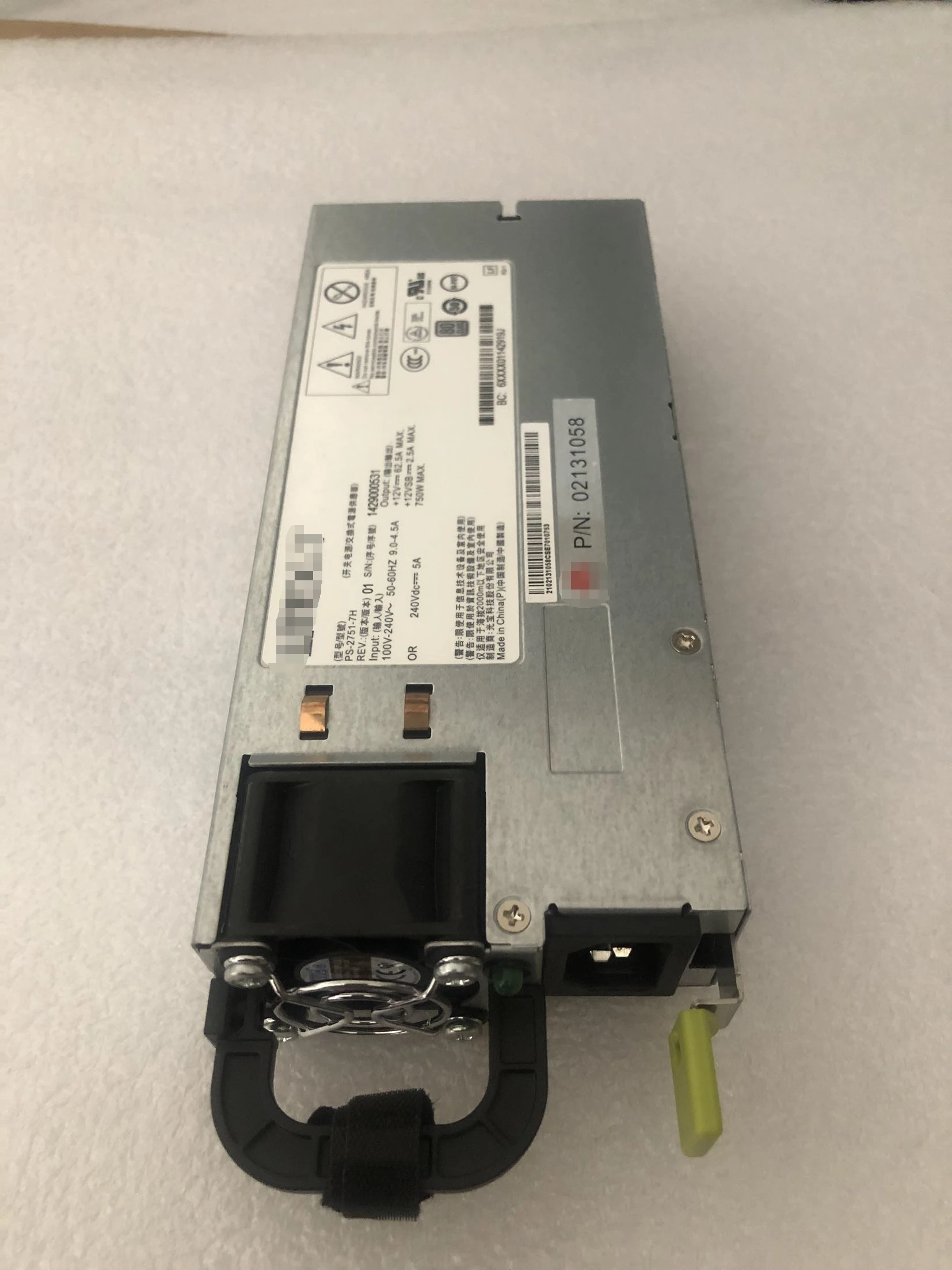 Imagem -02 - para Huawei 750w Rh1288 Rh2285 Rh2288 v2 Servidor Power Supply Ps27517h