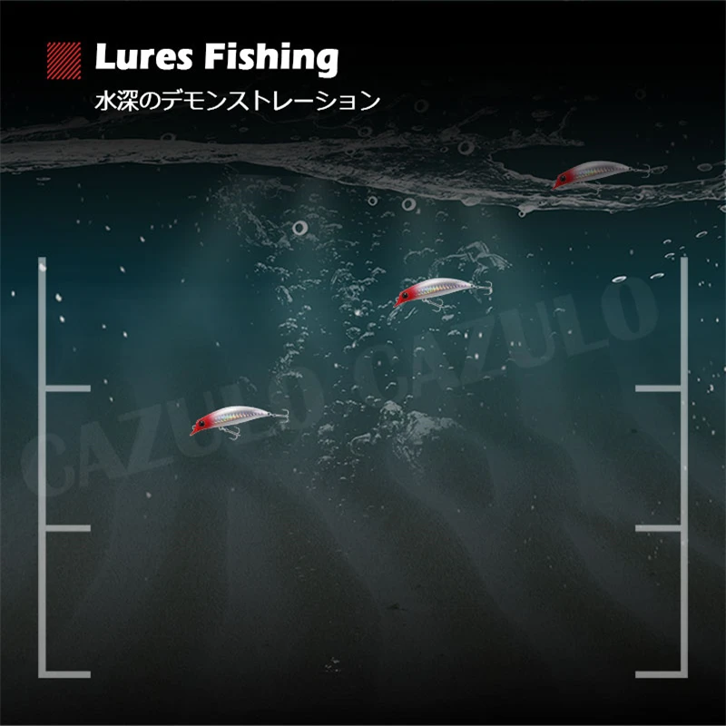 Sinking Popper Fishing Accessories Lure Isca Artificial Weights 8g 75mm Bait Trolling Articulos Kit Pesca Pike Fish Goods Leurre