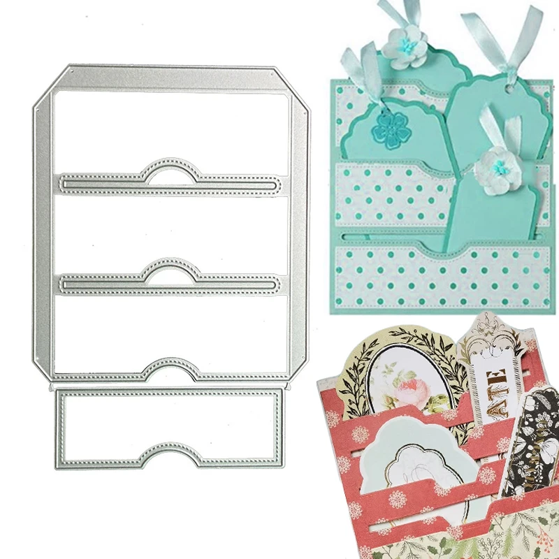 

Новые карманные металлические штампы для скрапбукинга, тиснения, ножи для фотоальбомов и карточек