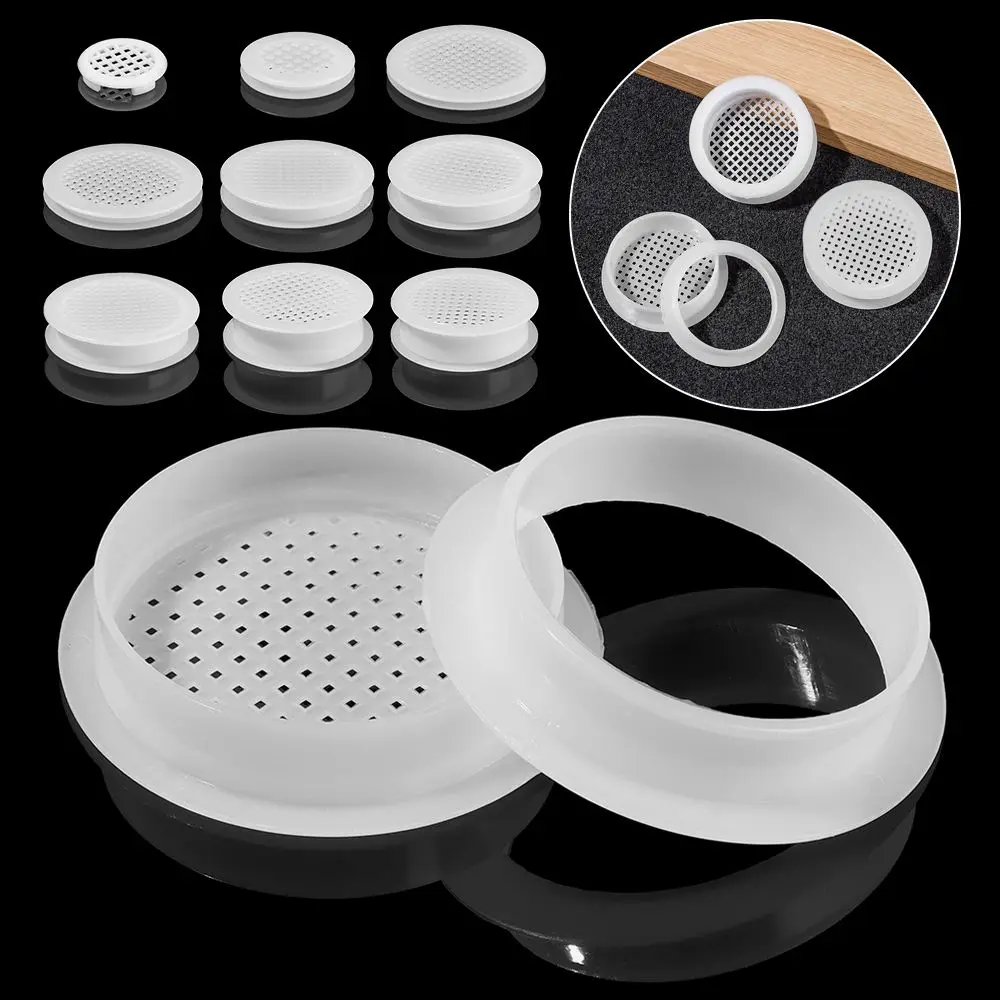 10/20Pcs Wardrobe Cabinet Air Vent Decorative Cover  Furniture Cupboard Shoe Cabinet Ventilation Mesh Hole Plug image 5