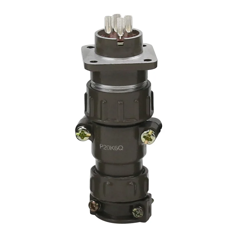 P20 Series Aviation Plug Socket Round Connector 2.3.4.5.7 Core Diameter 20MM Aviation Plug