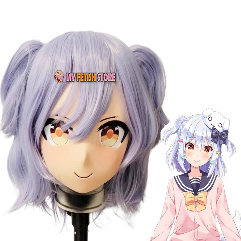 

(KNJ01)Customize Handmade 3/4 Head Female/Girl Resin Japanese Cartoon Character Animego Cosplay Kigurumi Mask Crossdresser