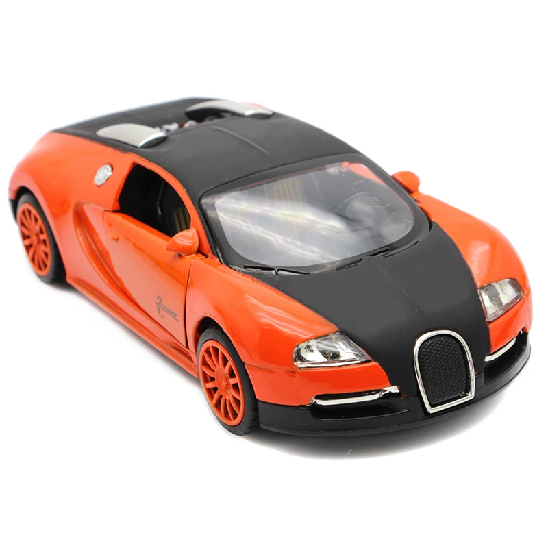 Diecast Bugatti Veyron Modles Alloy Car Models Toys Collection Pull Back Children Toys Home Decoration Gifts