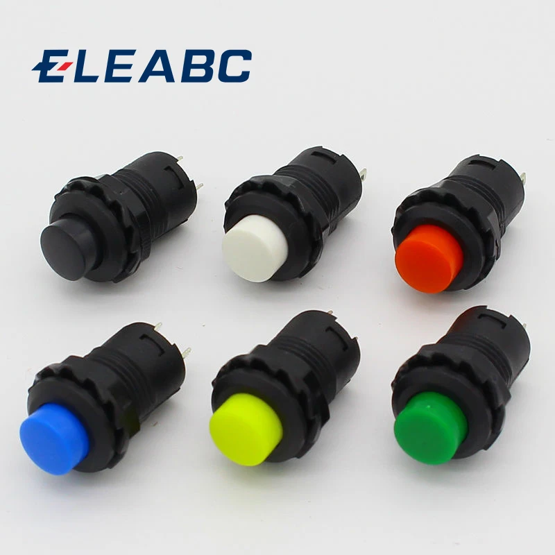 

30 шт., 12 мм, блокировка с фиксацией, кнопочный переключатель ВЫКЛ-ВКЛ, фиксированные кнопочные переключатели