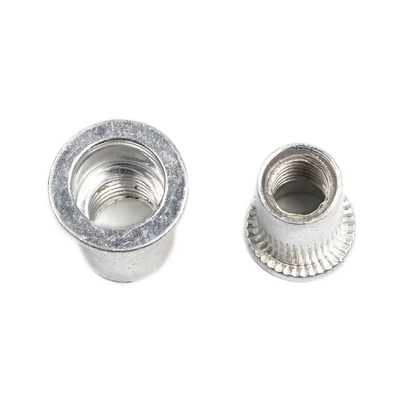 240/200PCS Pcs/set Aluminum Rivet Nuts M3 M4 M5 M6 M8 M10  Flat Head Blind Rivet Nut Insert Rivnut Nutsert for Screw Bolt