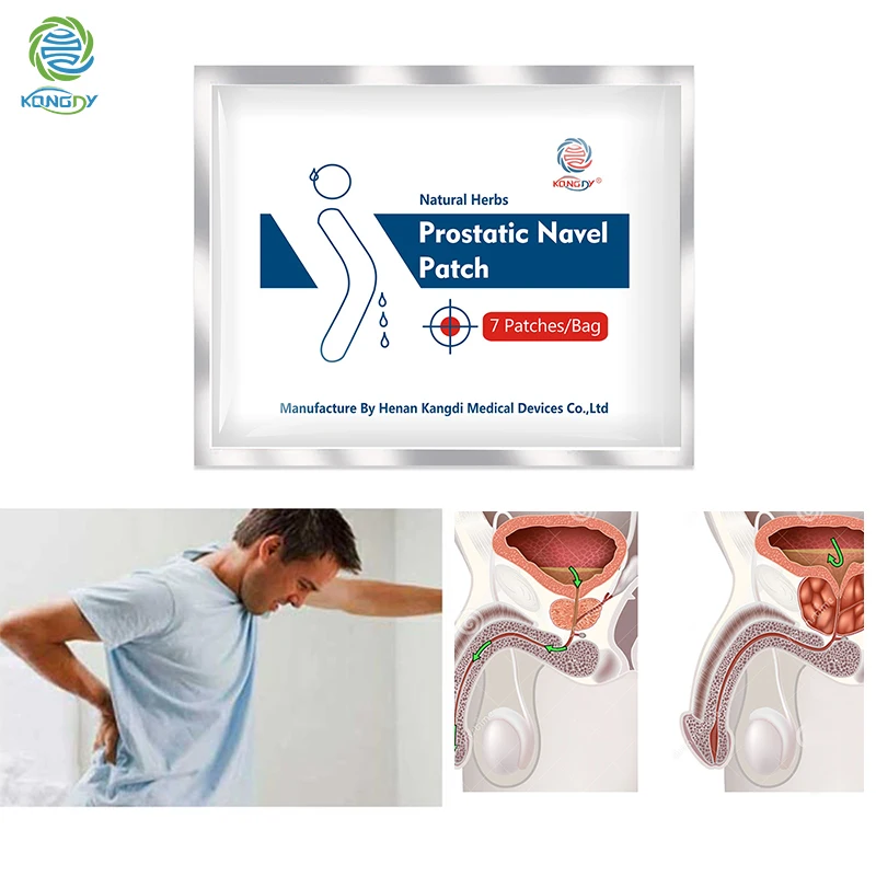 KONGDY Prostatic Navel Patch Natural Relieve Urinary Urgency Plaster 14 Pcs Prostatitis Urology Patch Male Prostatic Treatment