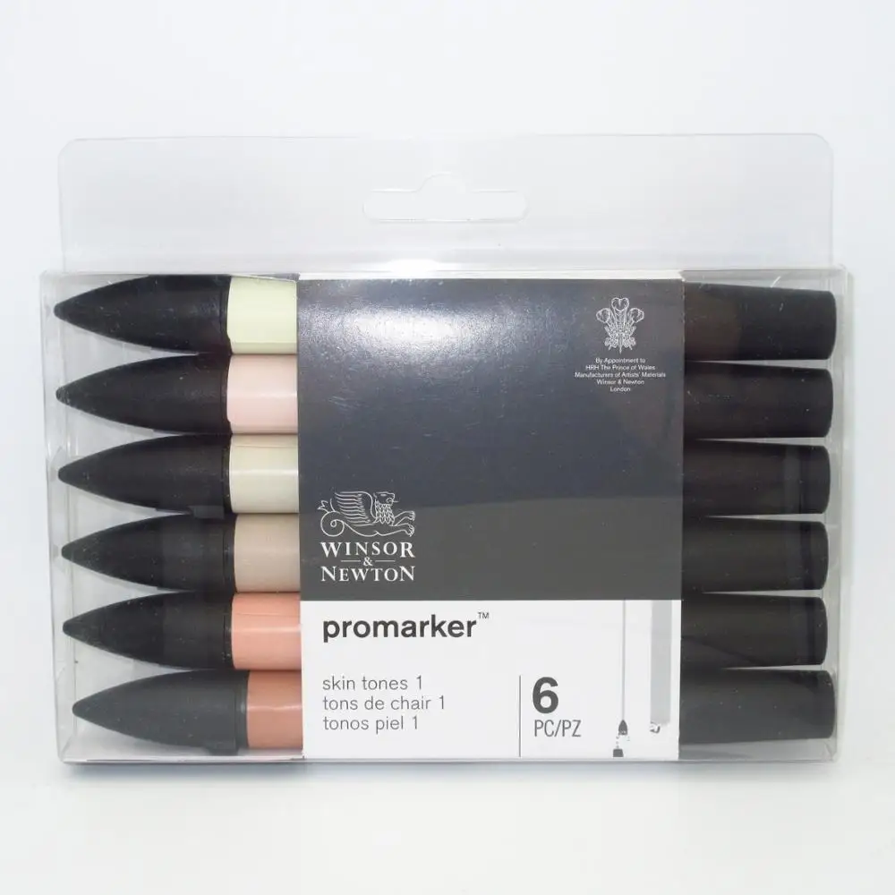 Winsor & Newton Promarker Set Art Markers 6pcs New Style