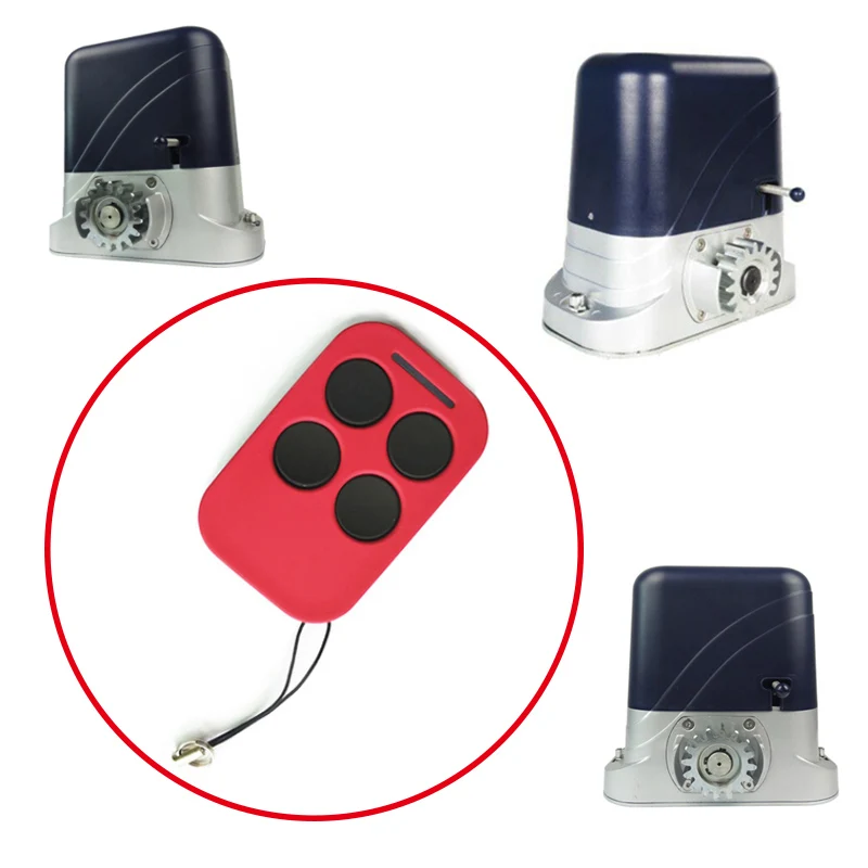 red remote control transmitter for 220V 110V 24V DC sliding gate opener(no battery included)