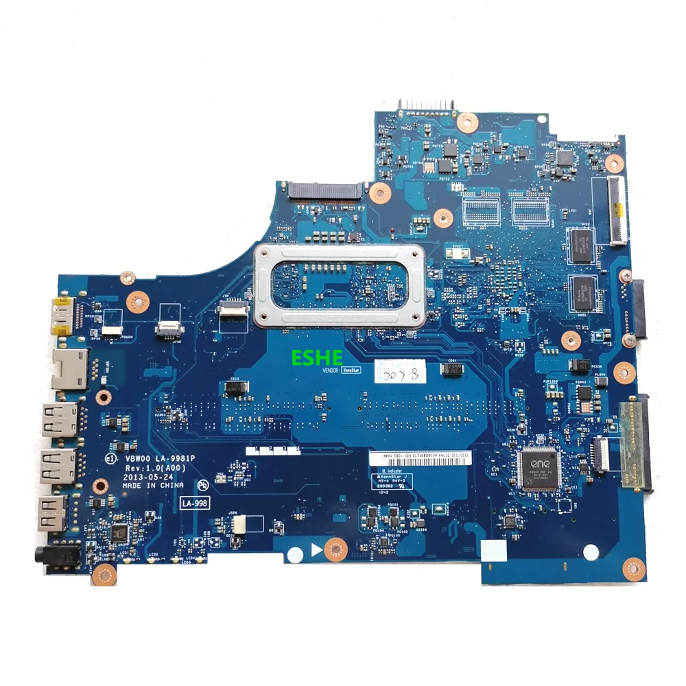 VBW00 LA-9981P With i3 i5 i7 CPU CN-08MVM8 001RFH 0MXM3Y CN-04TGXY 4TGXY For Dell Inspiron 15R 3537 5537 Laptop Motherboard