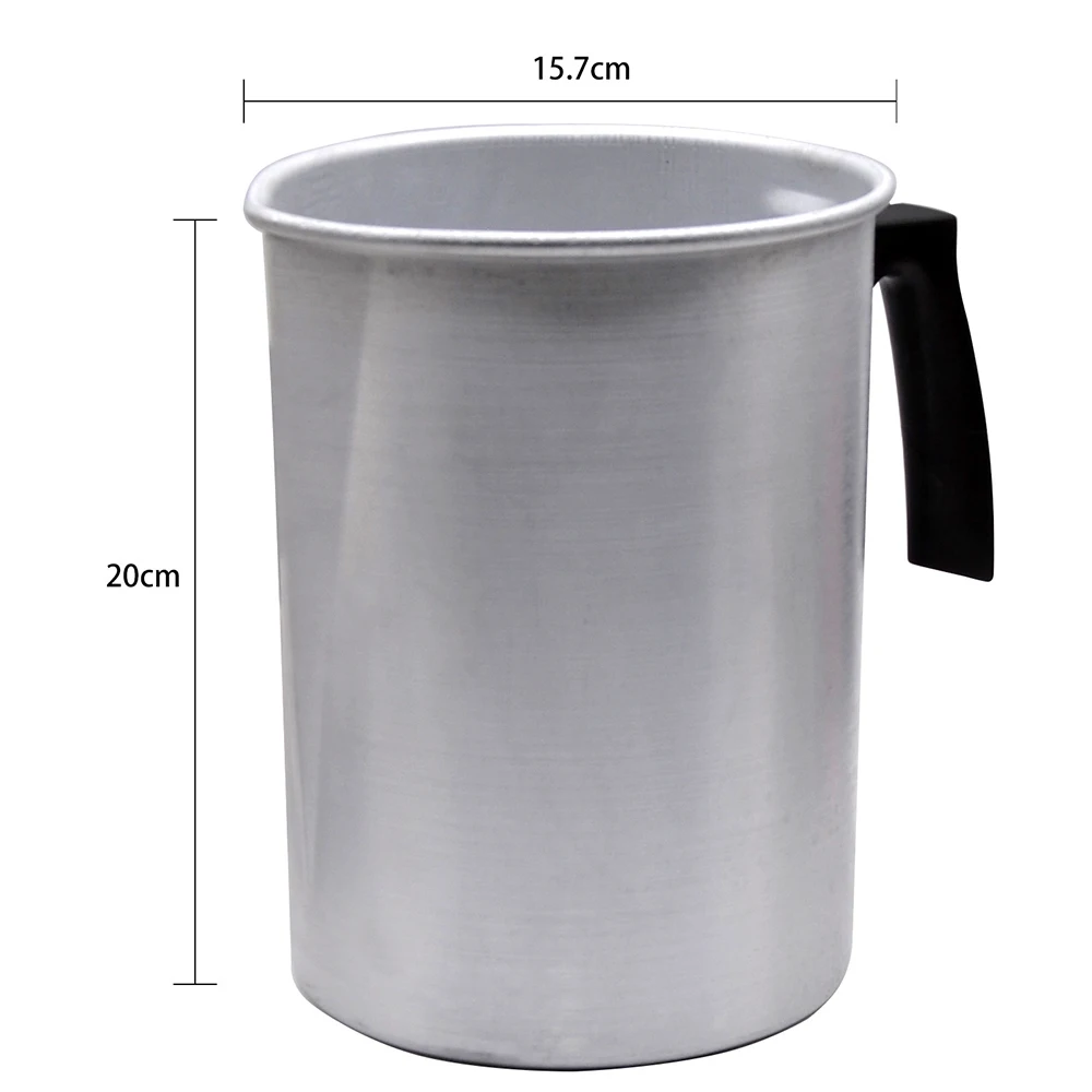 1.2 /2.6lcandle pote de derretimento de cera copo de derretimento pote de cera vela que faz derramando pote para casa diy loja de vela derramando pote