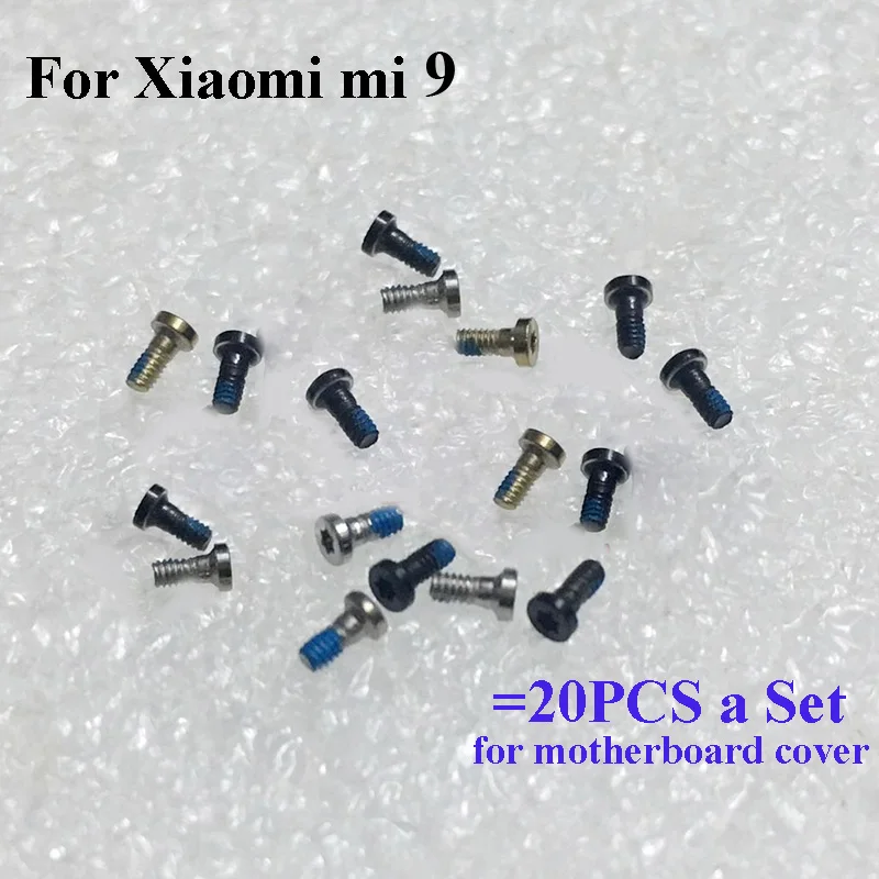 

20PCS a set Screw For Xiaomi Mi 9 Mi9 mainboard motherboard Cover Screws Repair Parts Xiao Mi 9