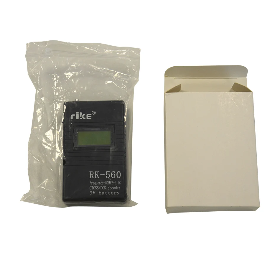 Accurate 50MHz-2.4GHz Portable Handheld Frequency Counter DCS CTCSS Radio Testing Frequency Meter Counter RK560