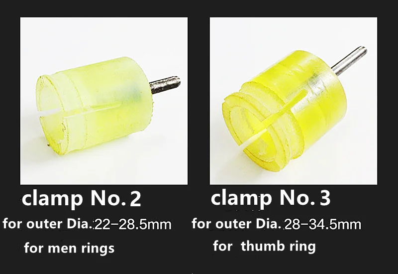 Achat-Jade-Ring Fixierstange Polierwerkzeuge Schleif-Konische Hülse Fixierbearbeitungswerkzeug Silikon-Dorn Innen-Außen-Halter – Detail 9