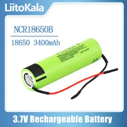 Liitokala new original NCR18650B 3.7V 3400mAh 18650 rechargeable lithium battery for mobile power battery + DIY Linie