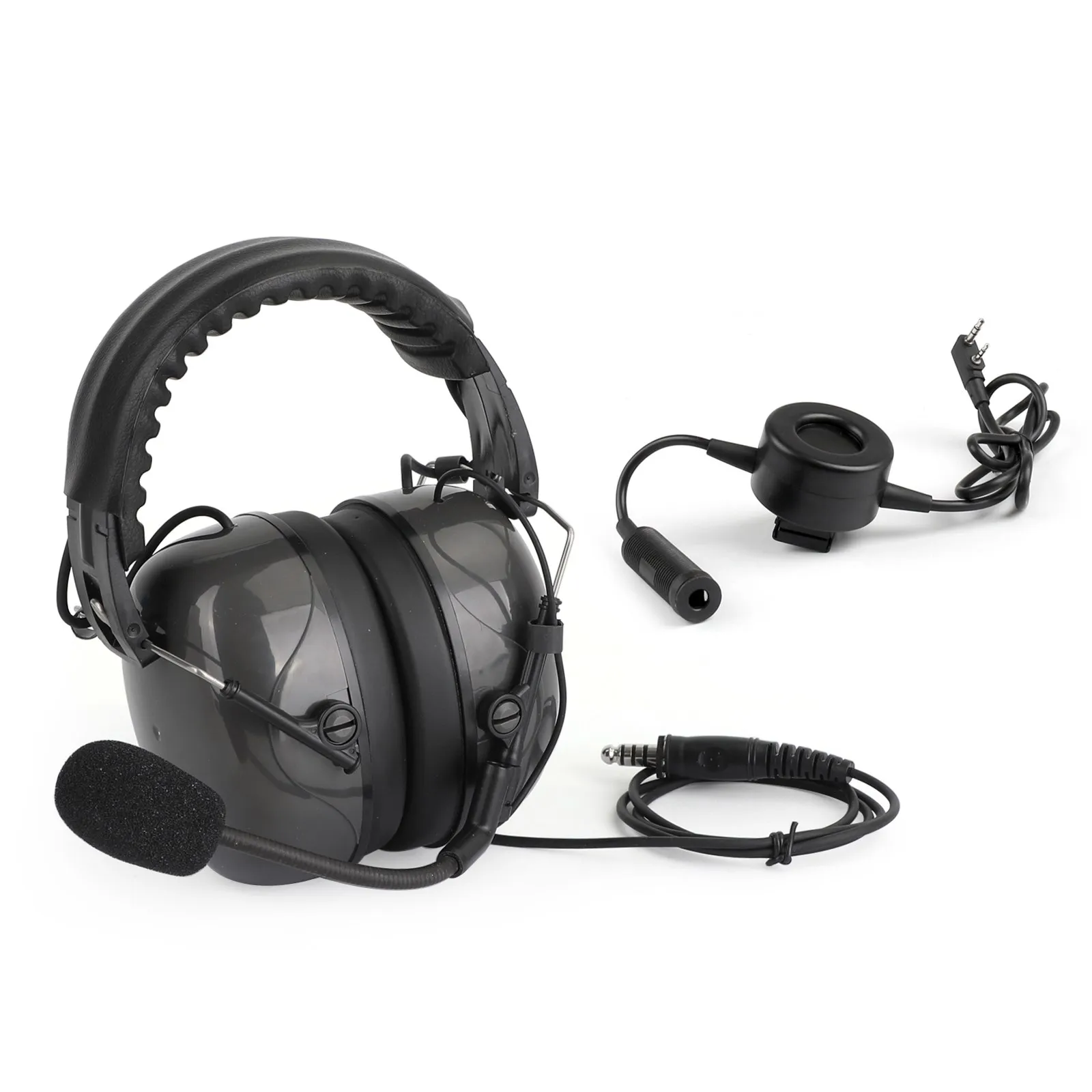 Artudatech Noise Cancelling Pilot Headset Fit for Kenwood TK3107 TK2160 BaoFeng BF-888S Walkie Talkie Accessories