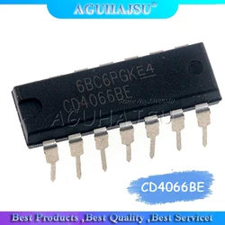 10PCS/Lot CD4066 CD4066BE 4066 4066BE DIP-14 dip14 Switch Chip IC