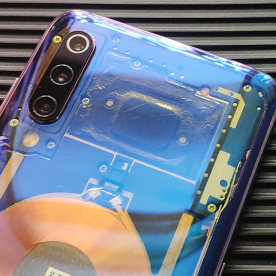 Per Xiaomi Mi 9 pro custodia in vetro trasparente completa copribatteria per Xiaomi 9 Mi9 pro custodia posteriore custodia parti di riparazione