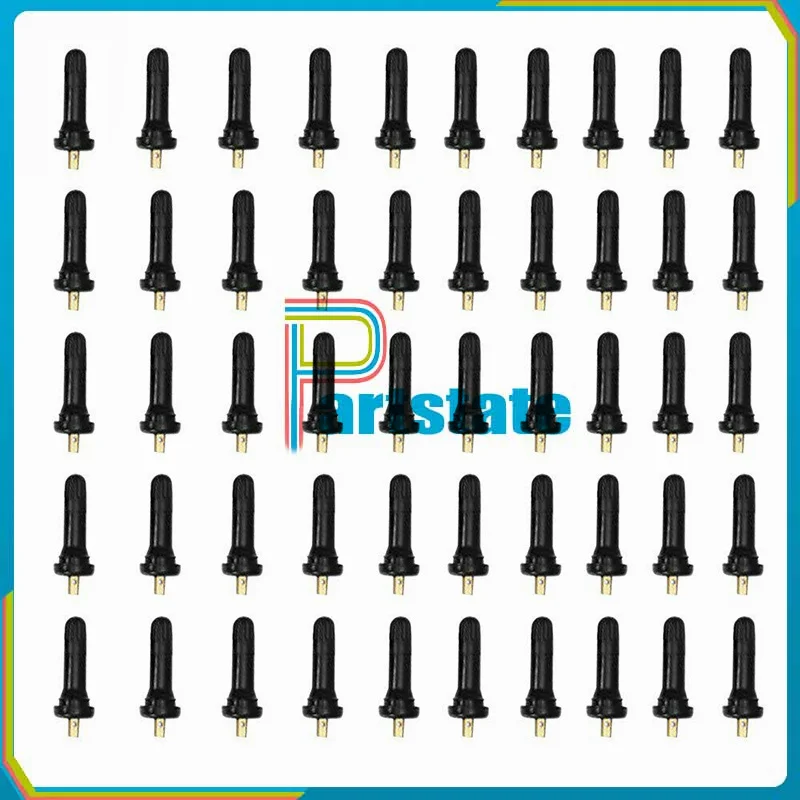 

50PCS 15263240 9L3Z1700A 68058766AA 28194SC000 TPMS Valve Stem Service Kit For Buick Encore Chevy Silverado Cadillac